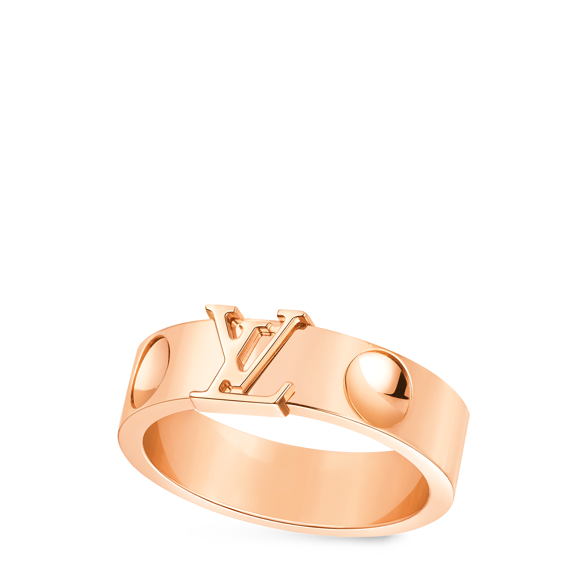 Empreinte Medium Ring, Pink Gold  in Les Extraordinaires's Jewellery Rings collections by Louis Vuitton (Product zoom)